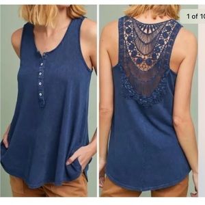 Anthropologie Eri & Ali Boho Chantel Tank
